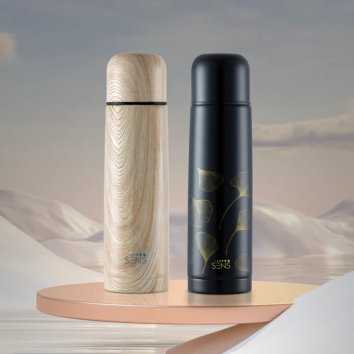 Sens Hydra Freedom Flask 1 L - Wooden Touch