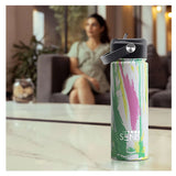 Sens Hydra Glam Insulated Sipper Water Bottle 700 ml - Green