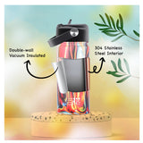 Sens Hydra Glam Insulated Sipper Water Bottle 700 ml - Red