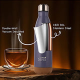 Sens Hydra Oak Vacuum Insulated Water Bottle 1 L - Azure Timber