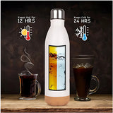 Sens Hydra Oak Vacuum Insulated Water Bottle 1 L - Creamy Pine