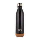 Sens Hydra Oak Vacuum Insulated Water Bottle 1 L - Ebony Oak