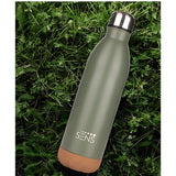 Sens Hydra Oak Vacuum Insulated Water Bottle 1 L - Forest Oak