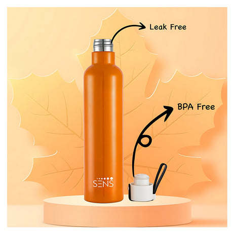 Sens Hydra Sleek SS Water Bottle 750 ml - Orange