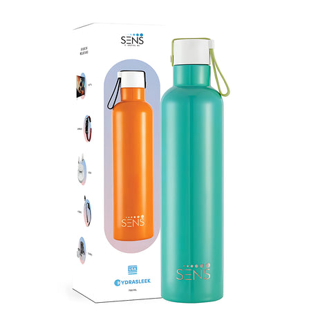 Sens Hydra Sleek SS Water Bottle 750 ml - Sea Green