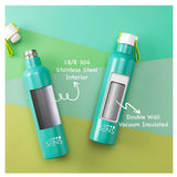 Sens Hydra Sleek SS Water Bottle 750 ml - Sea Green