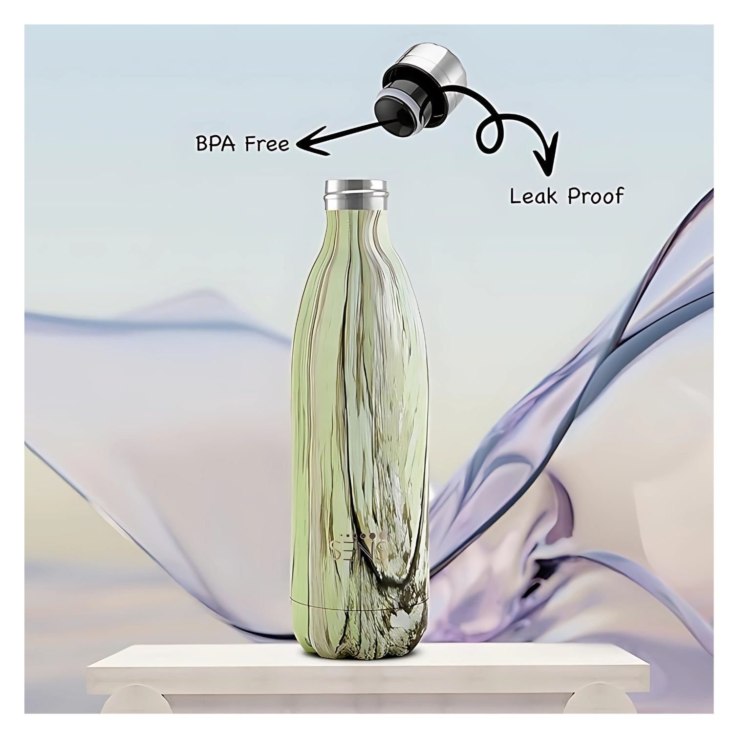 Sens Hydra Curve SS Water Bottle 1 L - Silken_2