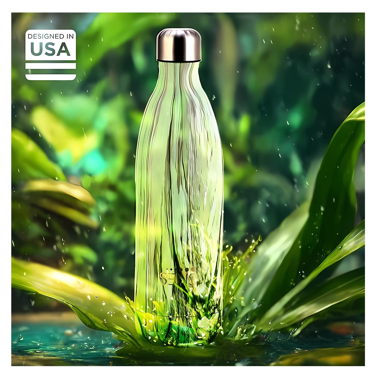 Sens Hydra Curve SS Water Bottle 1 L - Silken_5