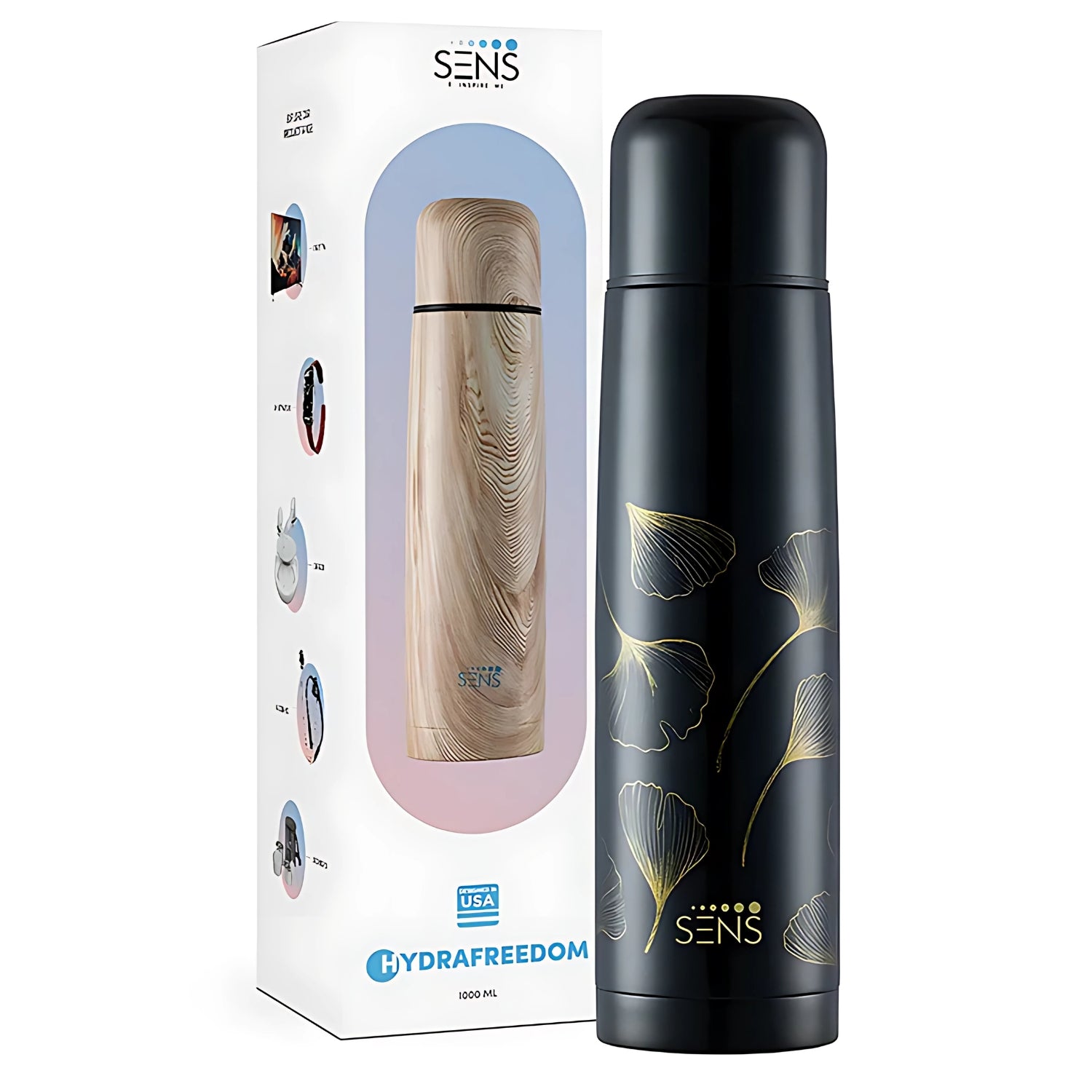 Sens Hydra Freedom Flask 1 L - Black_1