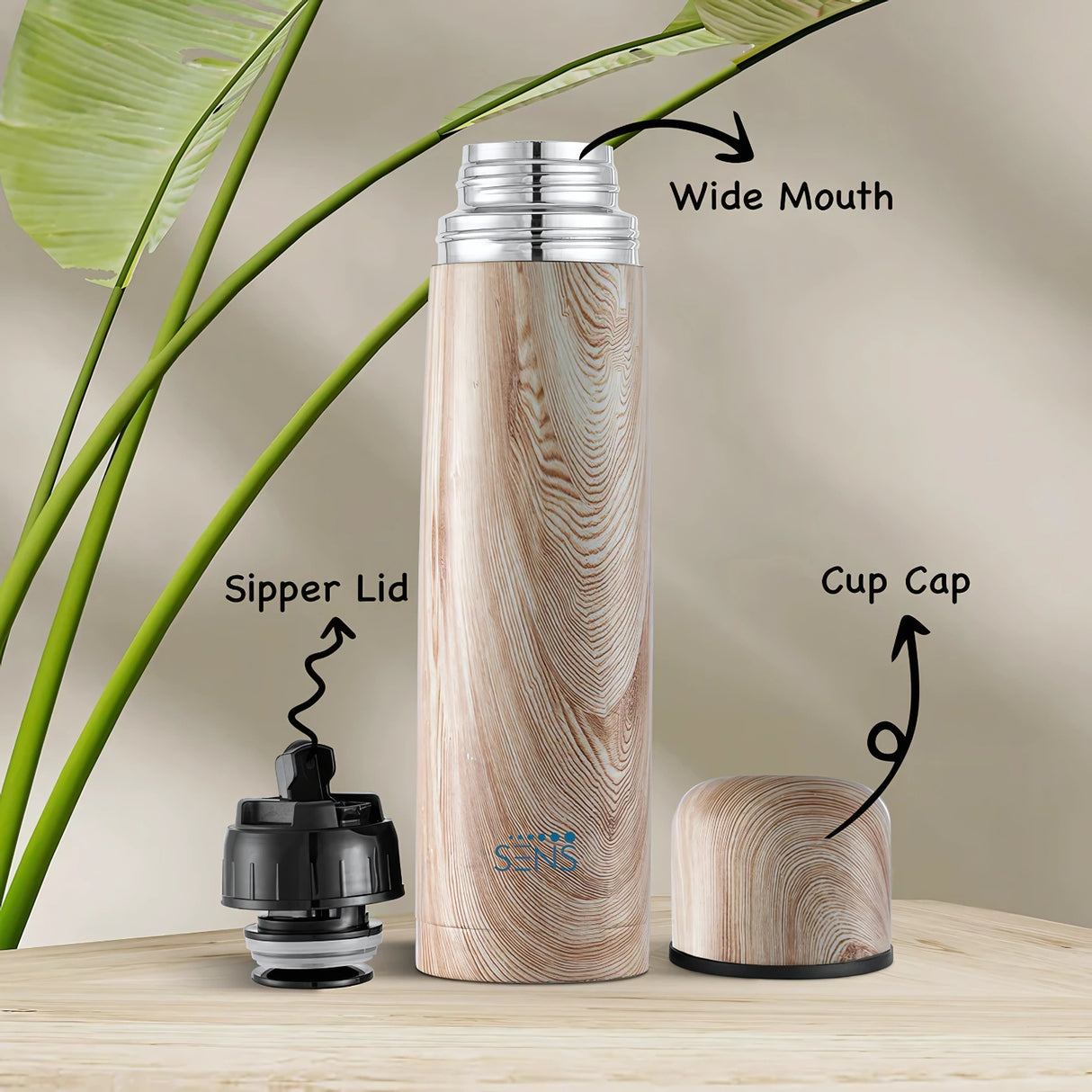 Sens Hydra Freedom Flask 1 L - Wooden Touch_5
