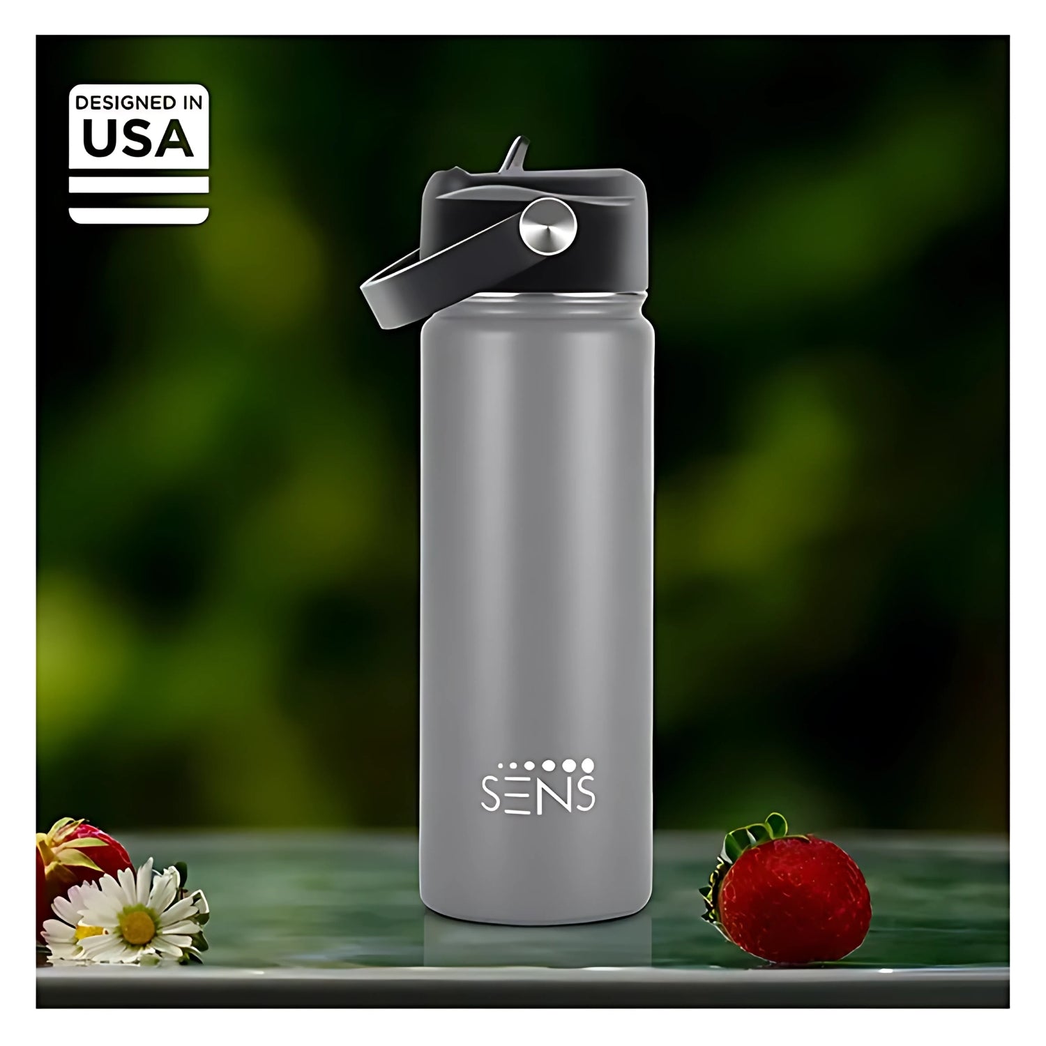 Sens Hydra Metallic SS Water Bottle 700 ml - Grey_8