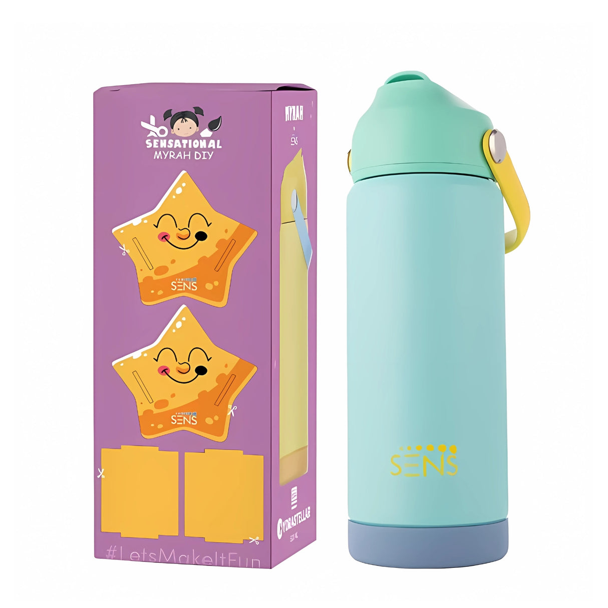 Sens Hydra Stellar SS Water Bottle 500 ml - Mermaid Splash_6