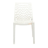 Settle Emperor Armless Plastic Chair – Milky White