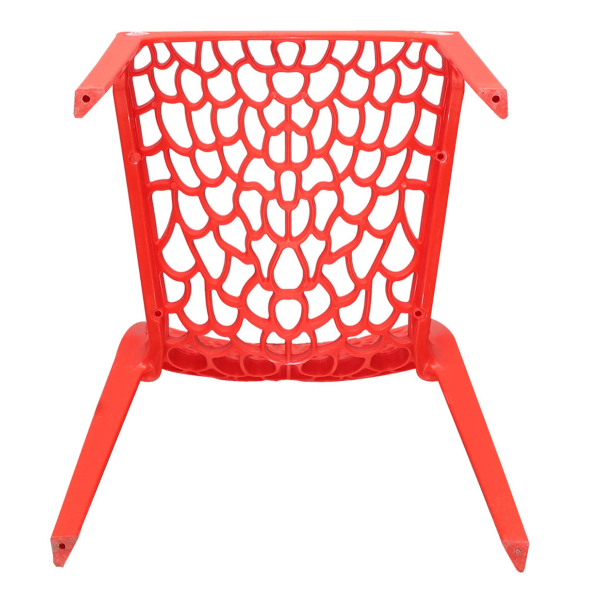 Settle Emperor Armless Plastic Chair - Red