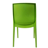 Settle Grandeur Armless Plastic Chair - Light Green