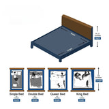 Settle Hackney Wooden Bed King Size - Honey Finish