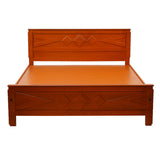 Settle Hayes Wooden Bed King Size - Teak Finish