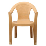 Settle Lite Arm Plastic Chair - Beige