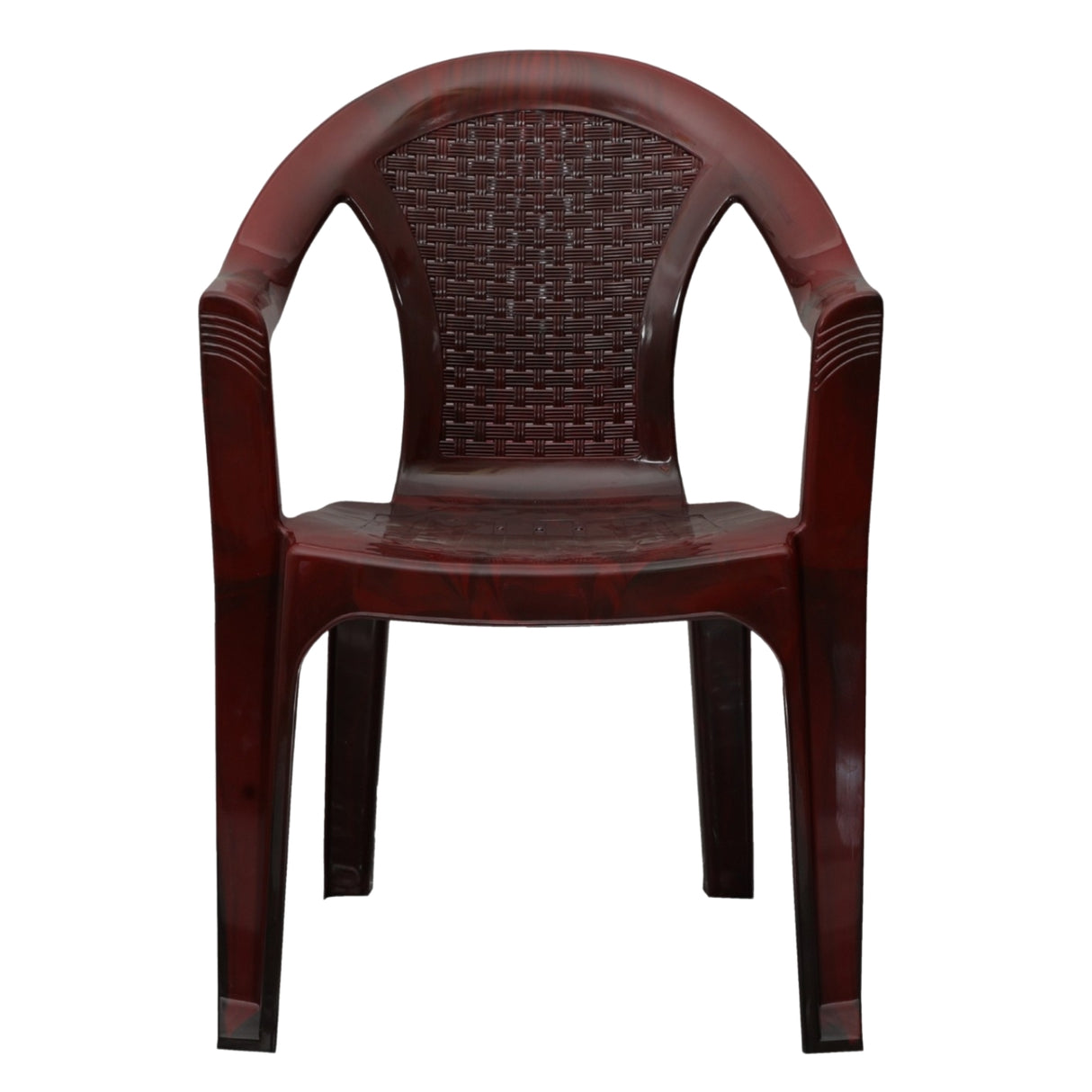 Settle Lite Arm Plastic Chair – Teakwood