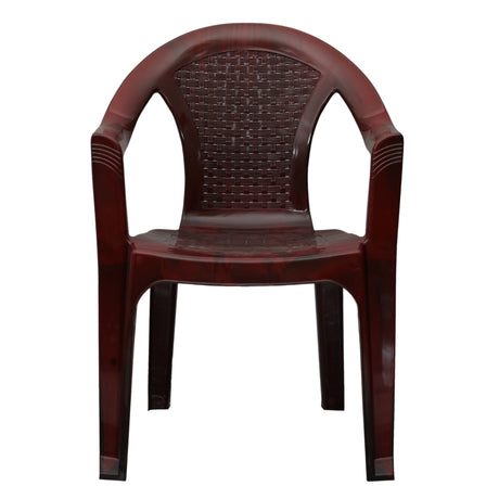 Settle Lite Arm Plastic Chair – Teakwood