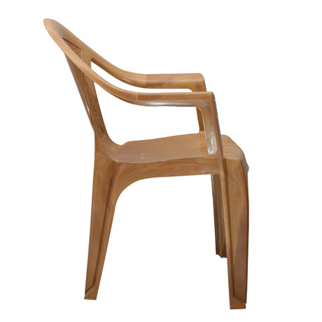 Settle Lite Arm Plastic Chair - Rosewood