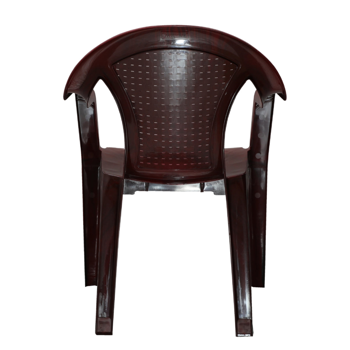 Settle Lite Arm Plastic Chair – Teakwood