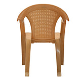 Settle Lite Arm Plastic Chair - Beige
