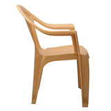 Settle Lite Arm Plastic Chair - Beige