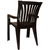 Settle Majestic Arm Plastic Chair - Brown