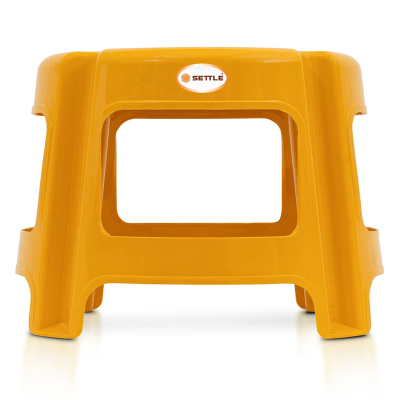 Settle Nova Plastic Foot Stool - Pearl Orange