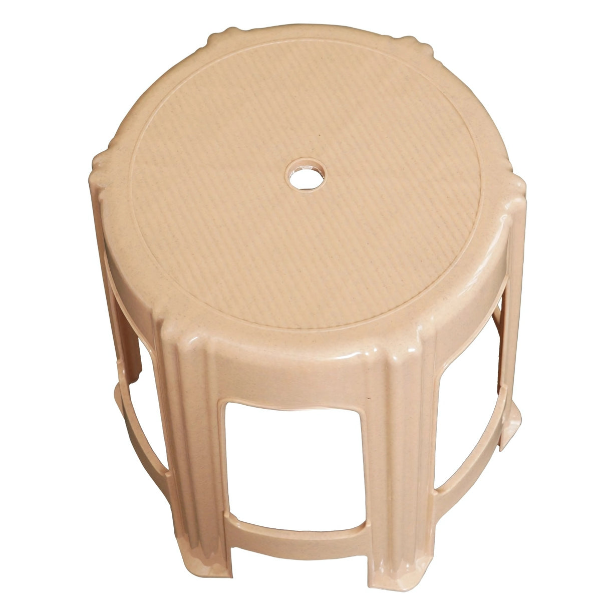Settle Prime Plastic Stool – Beige