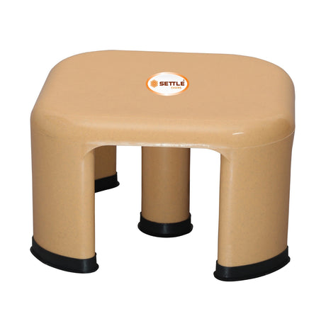 Settle Aura Plastic Foot Stool - Beige_1