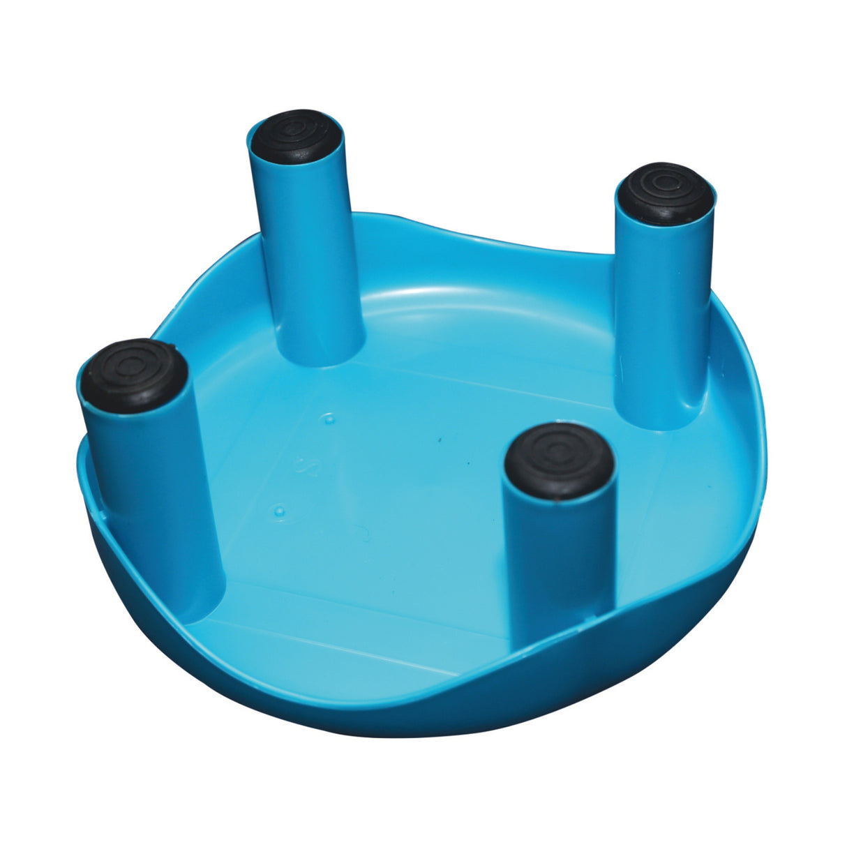 Settle Crest Plastic Foot Stool - Pearl Blue_4