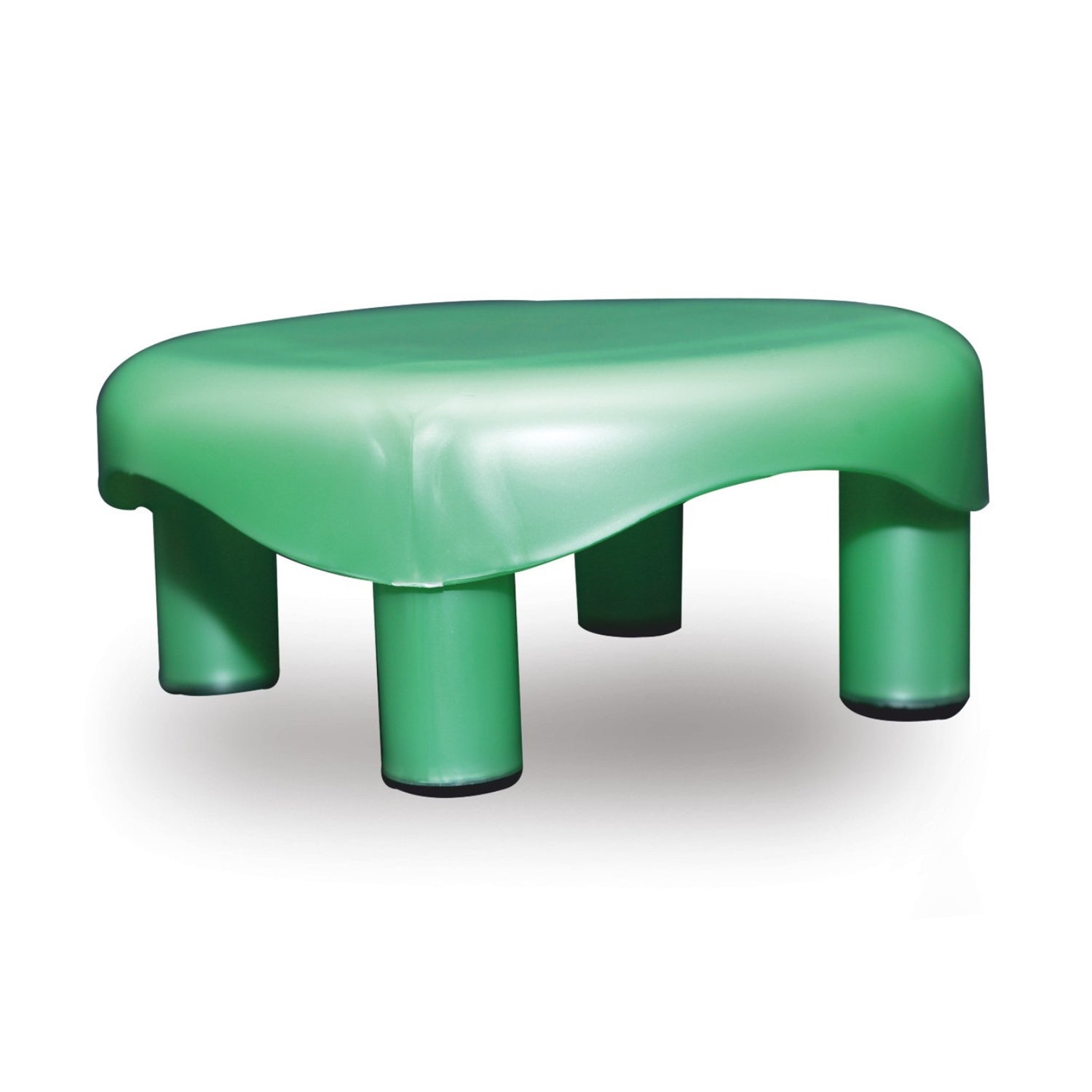 Settle Crest Plastic Foot Stool - Pearl Green_2