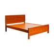 Settle Dartford Wooden Bed King Size - Teak Finish_1