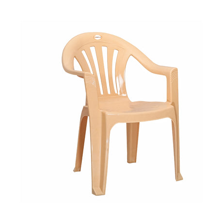 Settle Ease Arm Plastic Chair - Beige_0