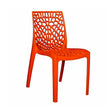 Settle Emperor Armless Plastic Chair - Orange_1
