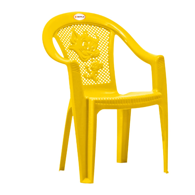 Settle Flex Arm Plastic Chair - Lemon Yellow_1