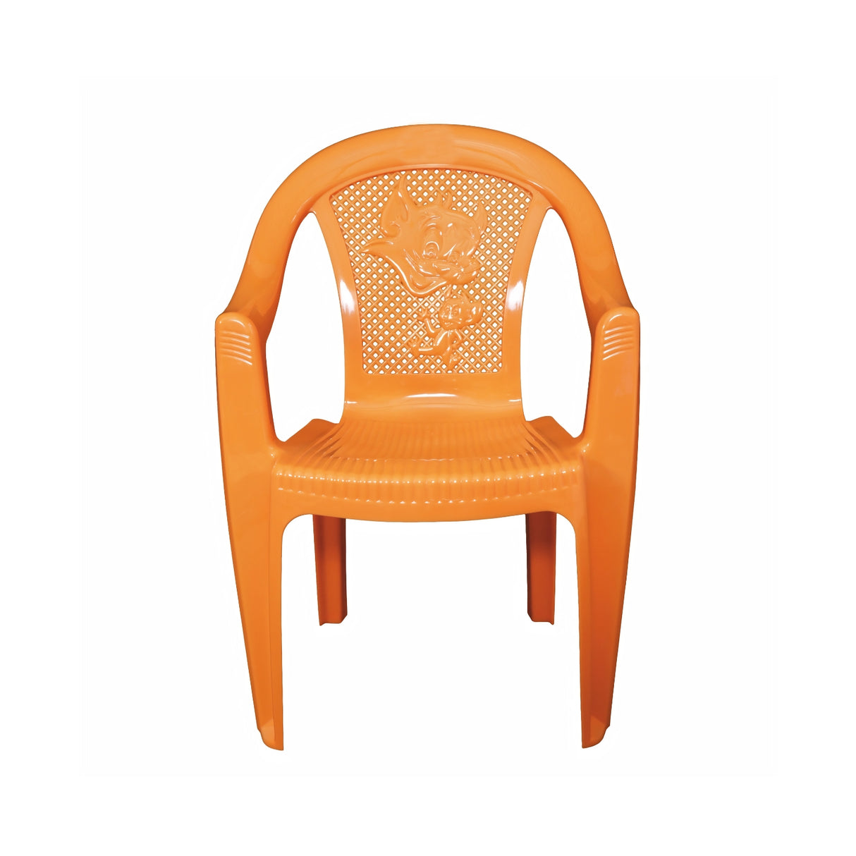 Settle Flex Arm Plastic Chair - Light Orange_02
