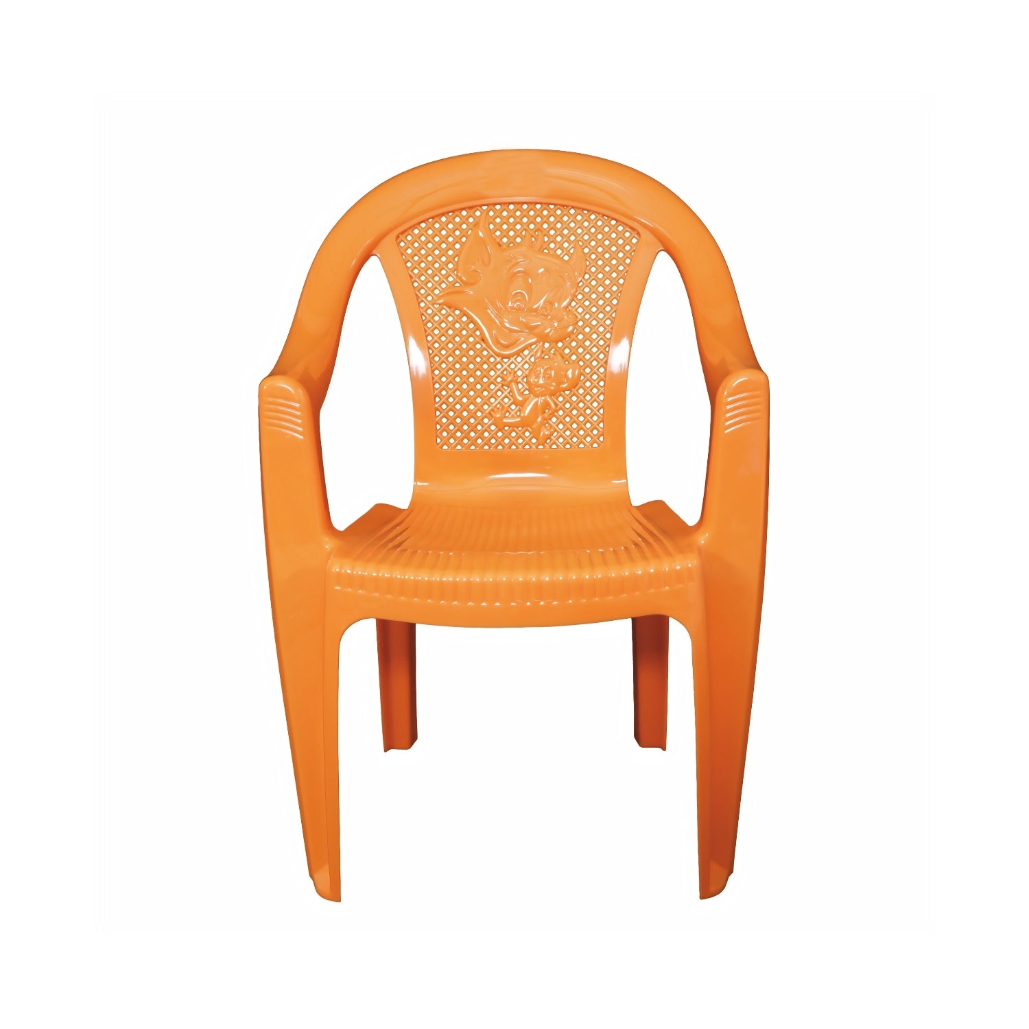 Settle Flex Arm Plastic Chair - Light Orange_02