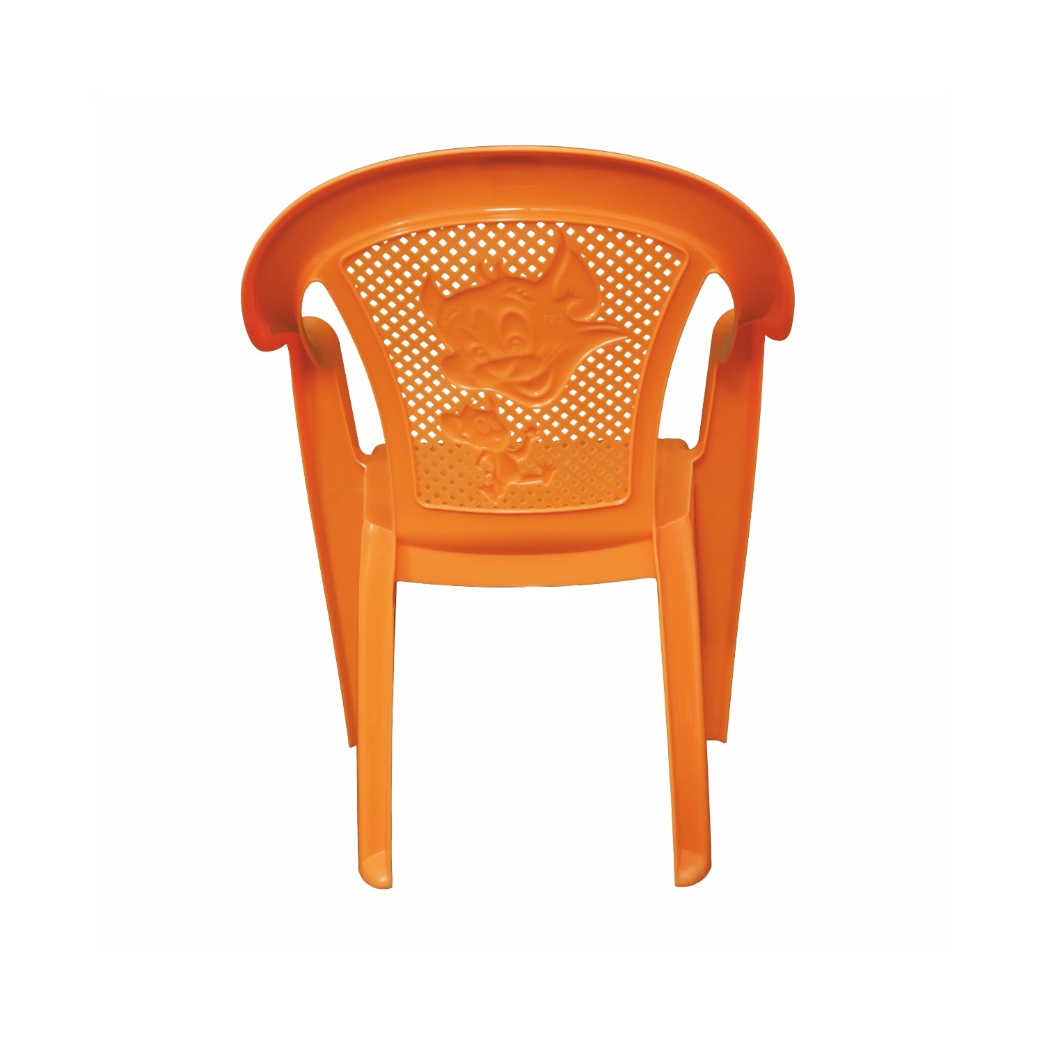 Settle Flex Arm Plastic Chair - Light Orange_04
