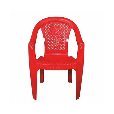 Settle Flex Arm Plastic Chair - Red_02