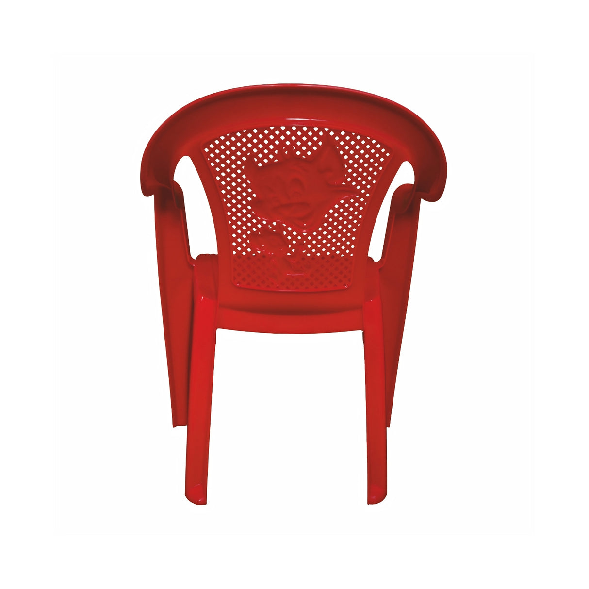 Settle Flex Arm Plastic Chair - Red_04