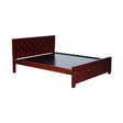 Settle Geneva Wooden Bed King Size - Light Walnut Finish_1