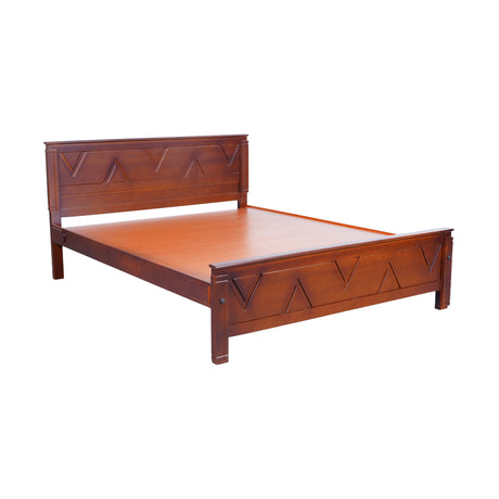 Settle Hamburg Wooden Bed King Size - Honey Finish_1
