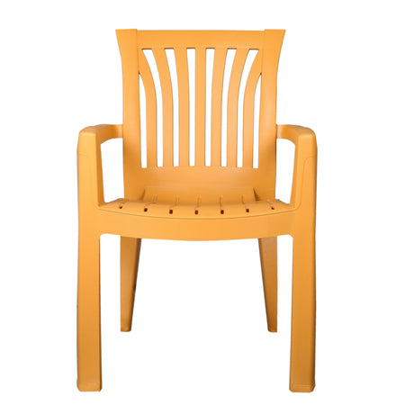 Settle Majestic Arm Plastic Chair - Amber Gold_2
