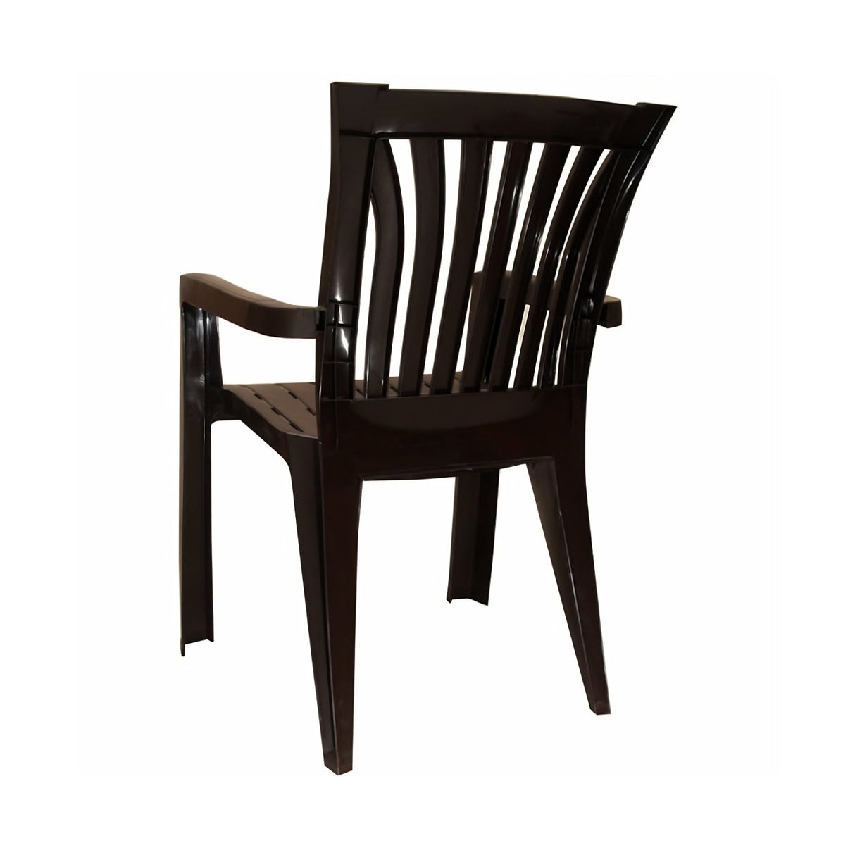 Settle Majestic Arm Plastic Chair - Brown_3