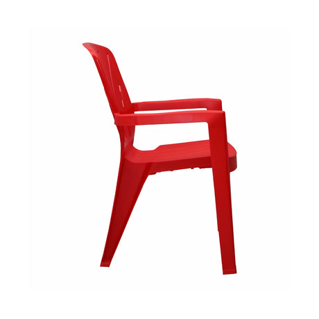 Settle Royale Arm Plastic Chair - Red_2