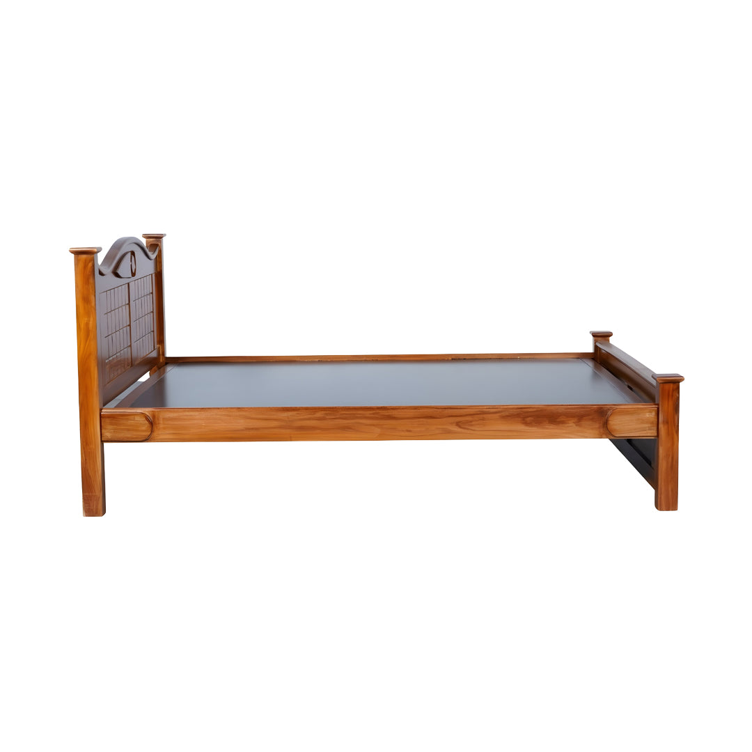 Settle Sofia Wooden Bed Queen Size - Natural Finish_3
