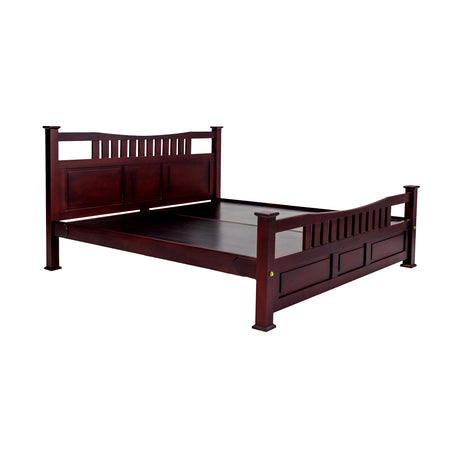 Settle Vienna Comfort Wooden Bed Queen Size - Honey Finish_1